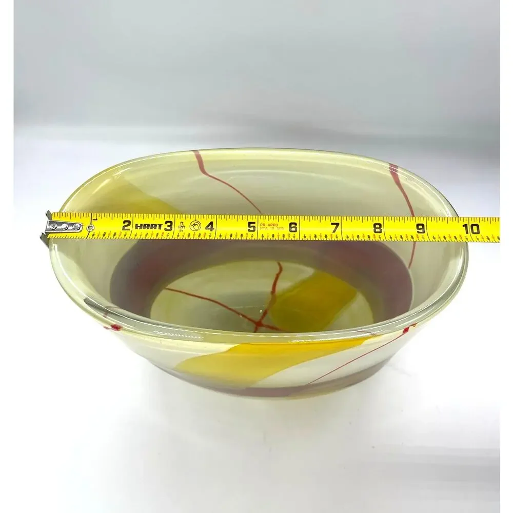 Vilniaus Stiklo Studija Modernist Lithuanian Art Glass Vase 8